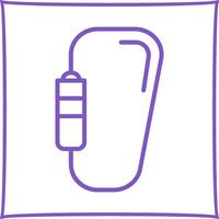 Carabiner Vector Icon