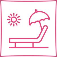 Beach Vector Icon