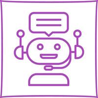 Chat Bot Vector Icon