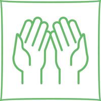 Praying Hands Vector Icon