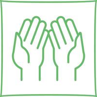 Praying Hands Vector Icon