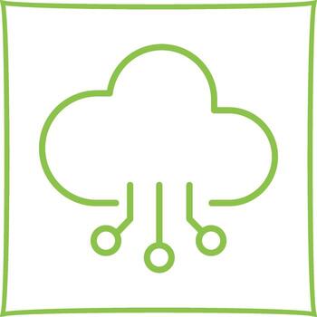 Cloud Computing Vector Icon