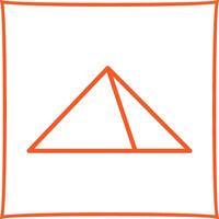 Pyramid Vector Icon