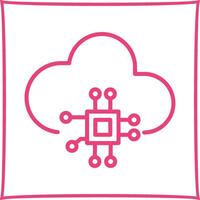 Cloud Computing Vector Icon