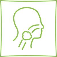 Throat Cancer Vector Icon