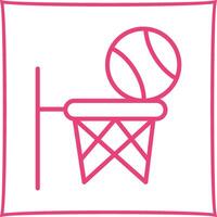 icono de vector de baloncesto