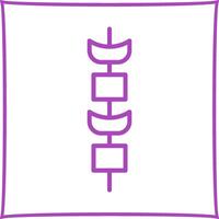 Kebab Vector Icon