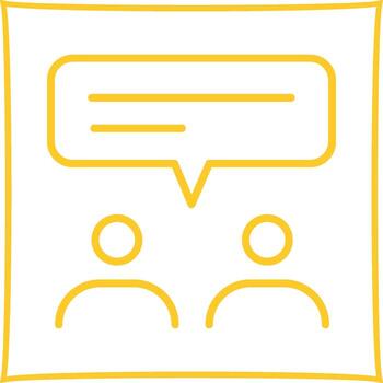 Conversation Vector Icon