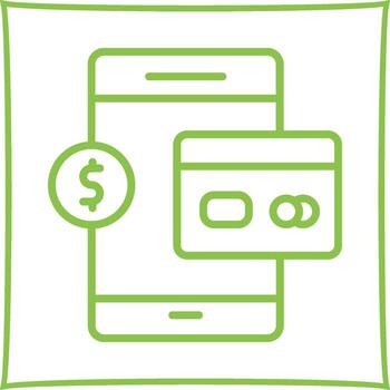 icono de vector de método de pago