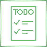 icono de vector de lista de tareas