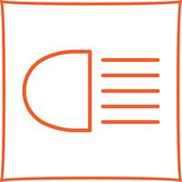 Headlight Vector Icon
