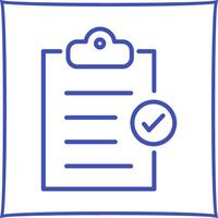 Booking Checklist Vector Icon