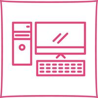 Computer Vector Icon