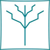 Tree with no leaves Vector Icon