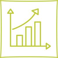 Rising Statistics Vector Icon