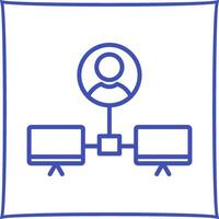 Company Network Vector Icon