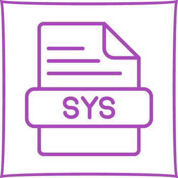 icono de vector de sistema