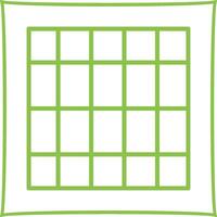 Table of Rates Vector Icon