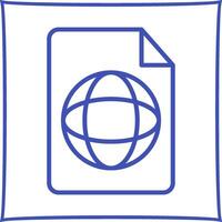 Global Profile Vector Icon