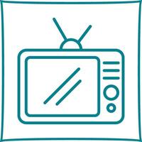 TV Set Vector Icon