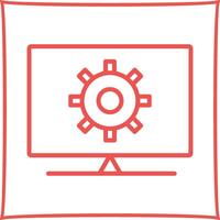 Computer Settings Vector Icon