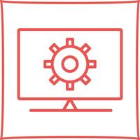 Computer Settings Vector Icon