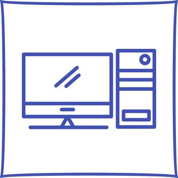 Computer Vector Icon