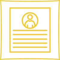 Client Profile Vector Icon