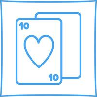 icono de vector de baraja de cartas