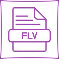 FLV Vector Icon