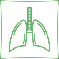 Lungs Vector Icon