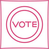 Vote Link Vector Icon