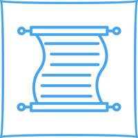 Scroll of Paper Vector Icon