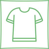 T Shirt with Lines Vector Icon