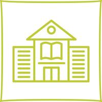 Library Building Vector Icon