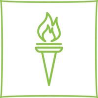 Museum Torch Vector Icon