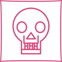 Skull X ray Vector Icon