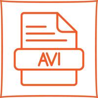 AVI Vector Icon