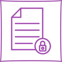 Private Document Vector Icon