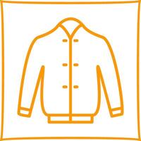 icono de vector de chaqueta elegante