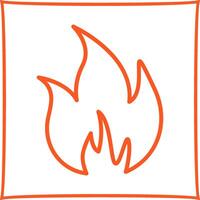 Flame Vector Icon