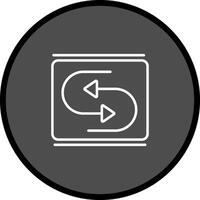 Reverse Arrow Vector Icon