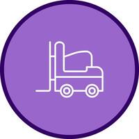 Forklift Vector Icon