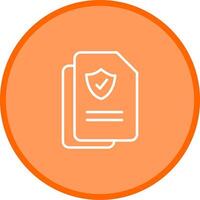 Document Protection Vector Icon
