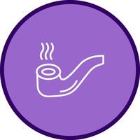 Cigar Pipe Vector Icon