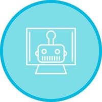 Artificial Bot Vector Icon