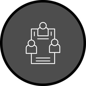 icono de vector de trabajo en equipo