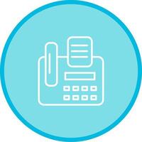 Fax Machine Vector Icon