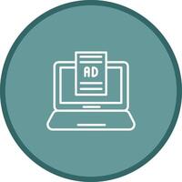 Internet Ads Vector Icon