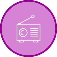 Old Radio Vector Icon